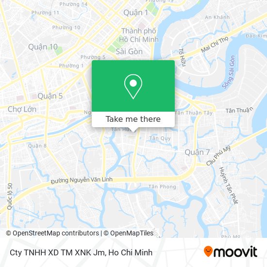 Cty TNHH XD TM XNK Jm map
