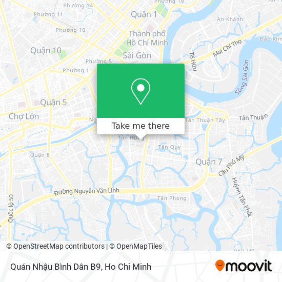 Quán Nhậu Bình Dân B9 map