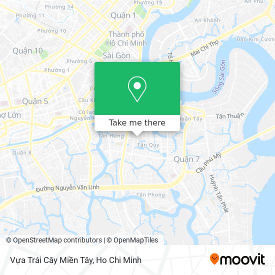 Vựa Trái Cây Miền Tây map