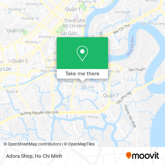 Adora Shop map