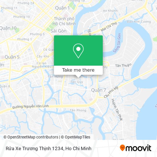 Rửa Xe Trương Thịnh 1234 map