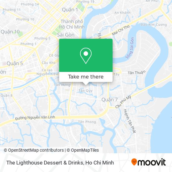 The Lighthouse Dessert & Drinks map