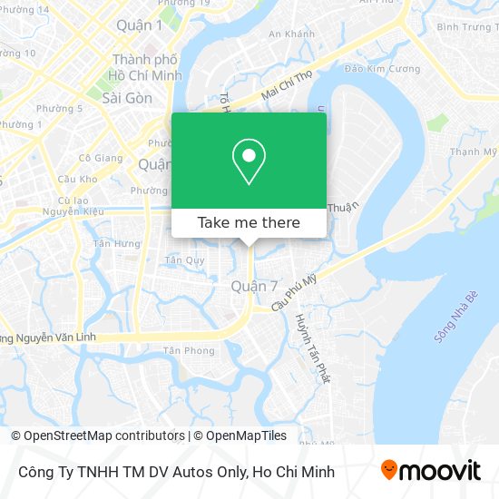 Công Ty TNHH TM DV Autos Only map