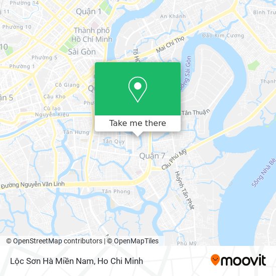 Lộc Sơn Hà Miền Nam map