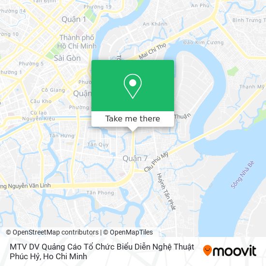 MTV DV Quảng Cáo Tổ Chức Biểu Diễn Nghệ Thuật Phúc Hỷ map