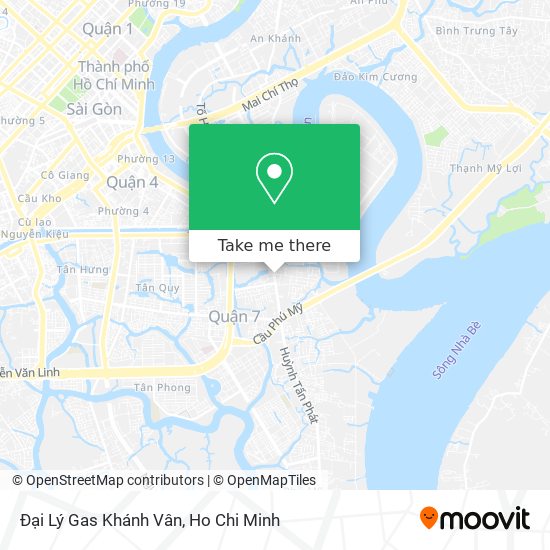 Đại Lý Gas Khánh Vân map