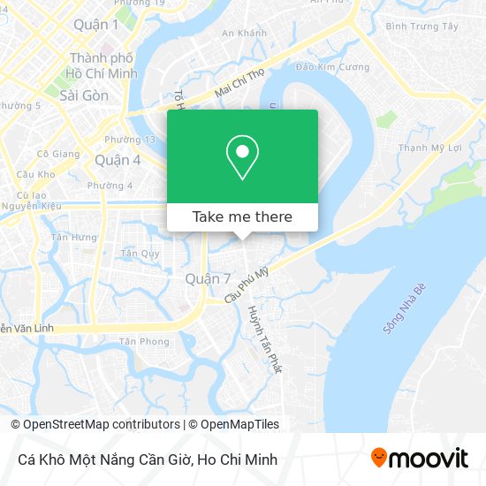 Cá Khô Một Nắng Cần Giờ map