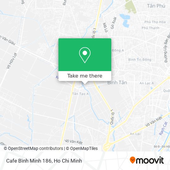 Cafe Bình Minh 186 map