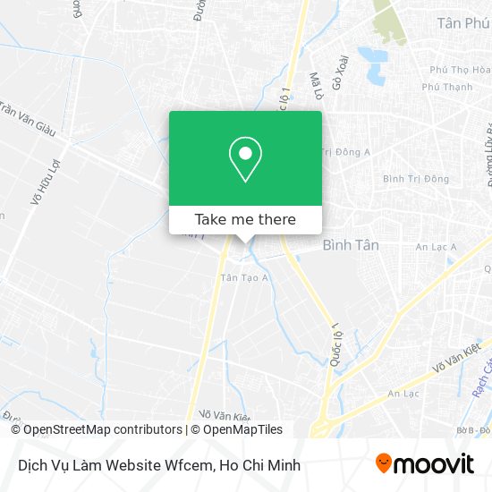 Dịch Vụ Làm Website Wfcem map