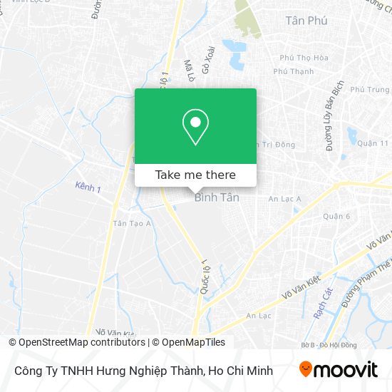 Công Ty TNHH Hưng Nghiệp Thành map