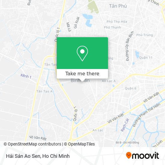 Hải Sản Ao Sen map