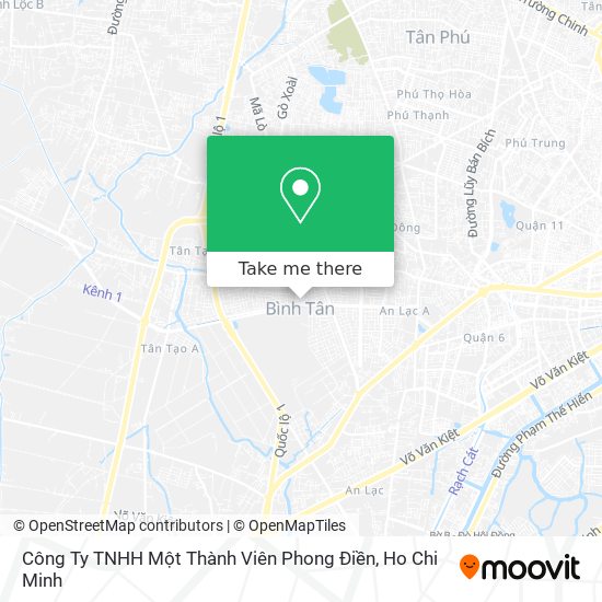 Công Ty TNHH Một Thành Viên Phong Điền map