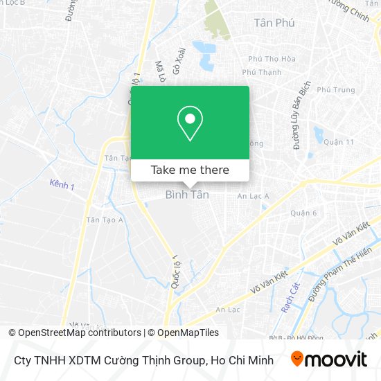 Cty TNHH XDTM Cường Thịnh Group map