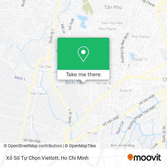 Xổ Số Tự Chọn Vietlott map