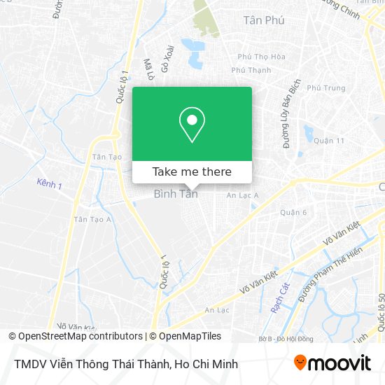 TMDV Viễn Thông Thái Thành map