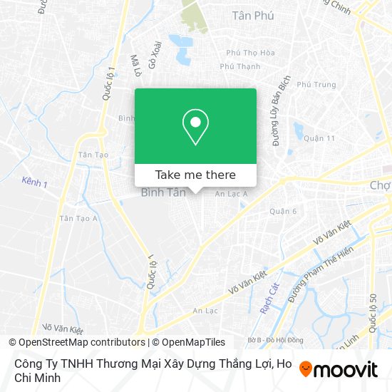 Công Ty TNHH Thương Mại Xây Dựng Thắng Lợi map