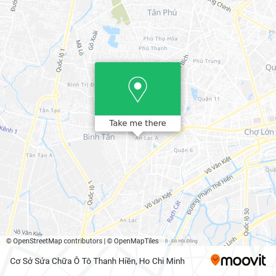 Cơ Sở Sửa Chữa Ô Tô Thanh Hiền map