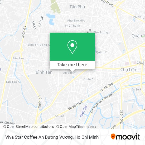 Viva Star Coffee An Dương Vương map