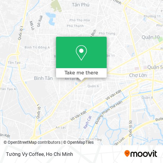 Tường Vy Coffee map