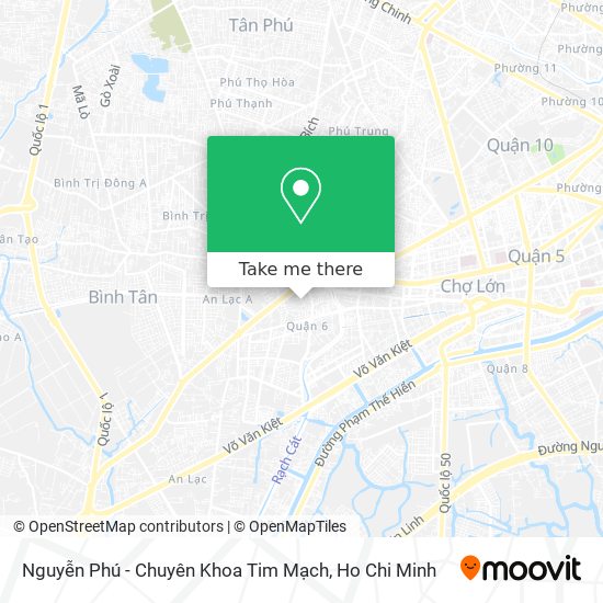 Nguyễn Phú - Chuyên Khoa Tim Mạch map