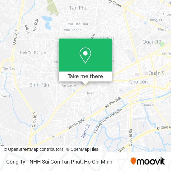 Công Ty TNHH Sài Gòn Tân Phát map