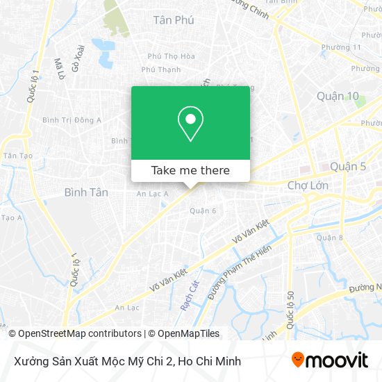 Xưởng Sản Xuất Mộc Mỹ Chi 2 map