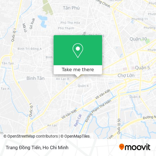 Trang Đồng Tiến map