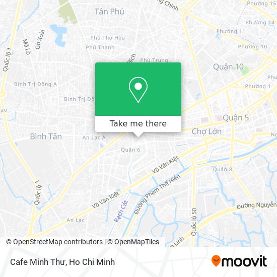 Cafe Minh Thư map