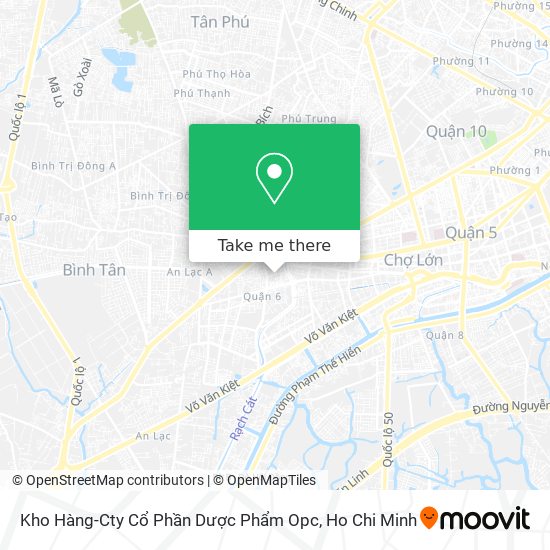 Kho Hàng-Cty Cổ Phần Dược Phẩm Opc map