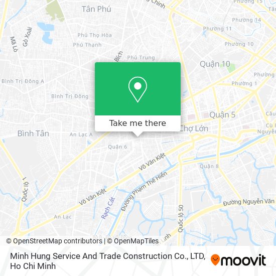 Minh Hung Service And Trade Construction Co., LTD map