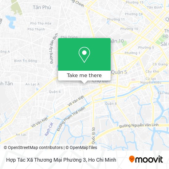 Hợp Tác Xã Thương Mại Phường 3 map