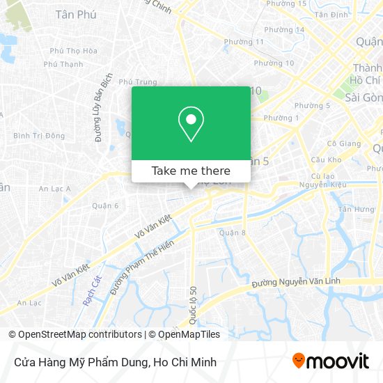Cửa Hàng Mỹ Phẩm Dung map