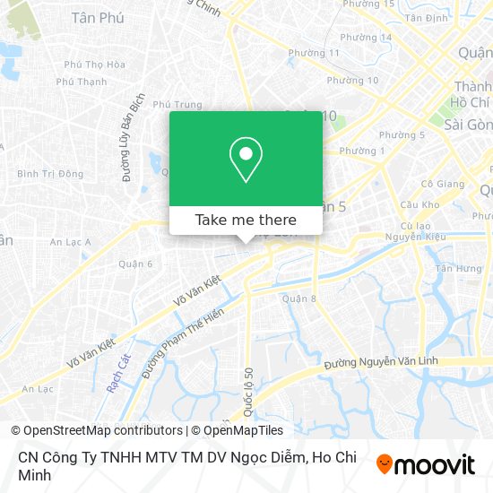 CN Công Ty TNHH MTV TM DV Ngọc Diễm map