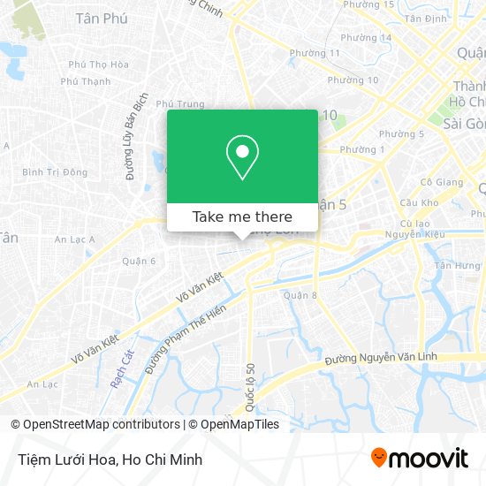 Tiệm Lưới Hoa map