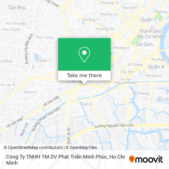 Công Ty TNHH TM DV Phát Triển Minh Phúc map