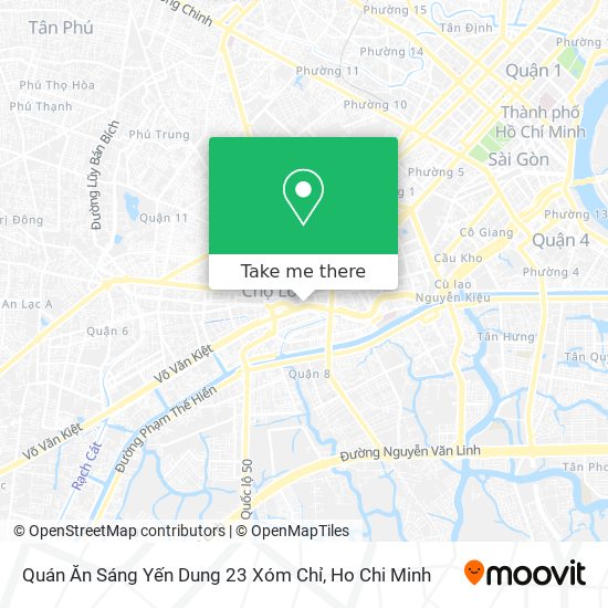 Quán Ăn Sáng Yến Dung 23 Xóm Chỉ map