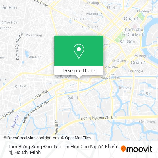 Ttâm Bừng Sáng Đào Tạo Tin Học Cho Người Khiếm Thị map