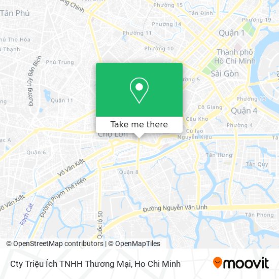 Cty Triệu Ích TNHH Thương Mại map