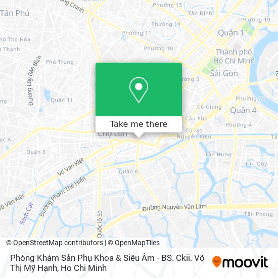 Phòng Khám Sản Phụ Khoa & Siêu Âm - BS. Ckii. Võ Thị Mỹ Hạnh map