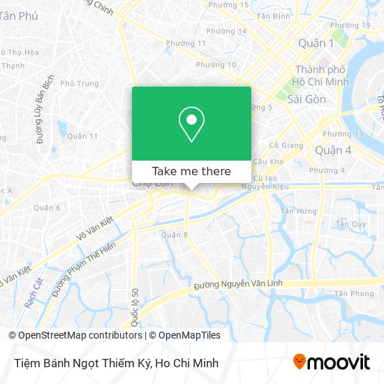Tiệm Bánh Ngọt Thiếm Ký map