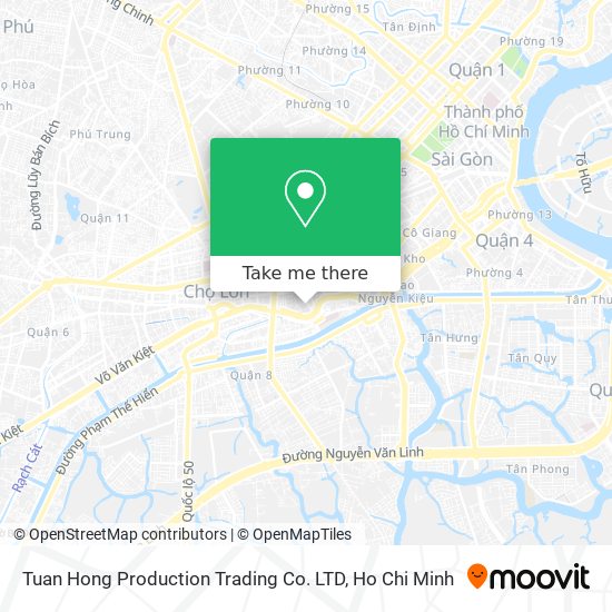 Tuan Hong Production Trading Co. LTD map
