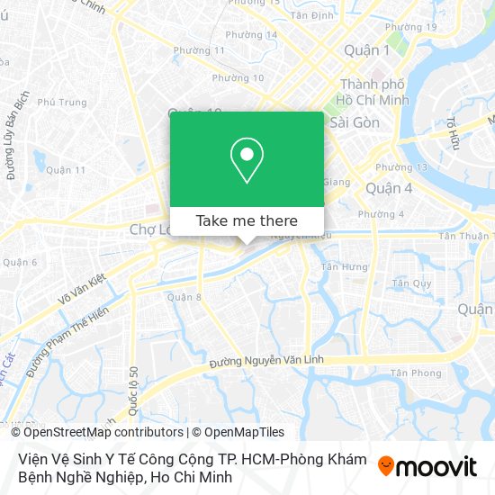 Viện Vệ Sinh Y Tế Công Cộng TP. HCM-Phòng Khám Bệnh Nghề Nghiệp map