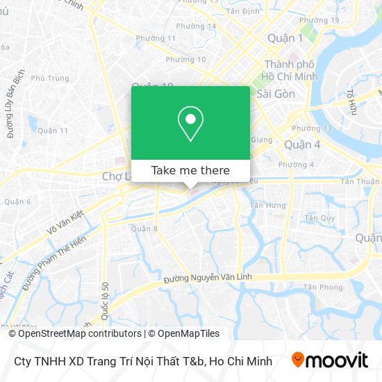 Cty TNHH XD Trang Trí Nội Thất T&b map