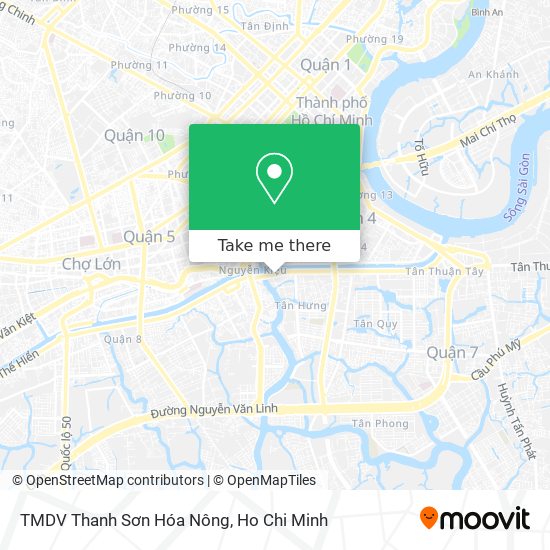 TMDV Thanh Sơn Hóa Nông map