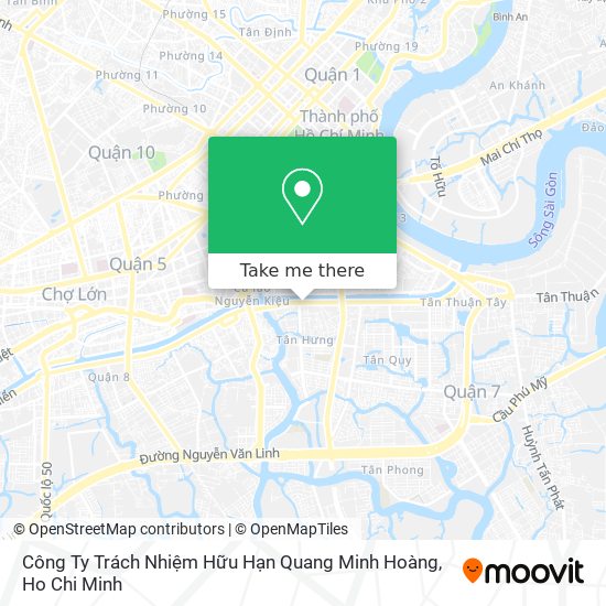 Công Ty Trách Nhiệm Hữu Hạn Quang Minh Hoàng map