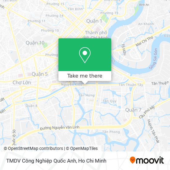 TMDV Công Nghiệp Quốc Anh map