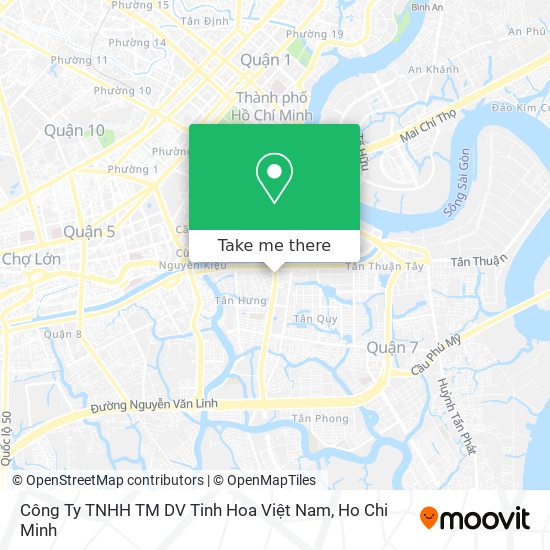 Công Ty TNHH TM DV Tinh Hoa Việt Nam map