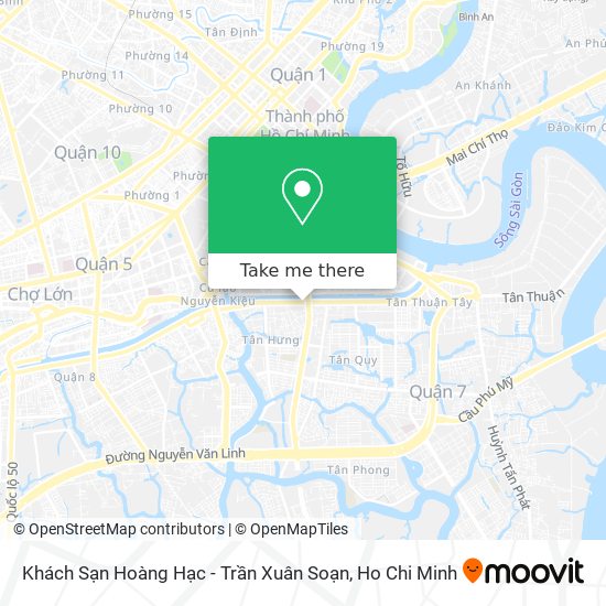 Khách Sạn Hoàng Hạc - Trần Xuân Soạn map