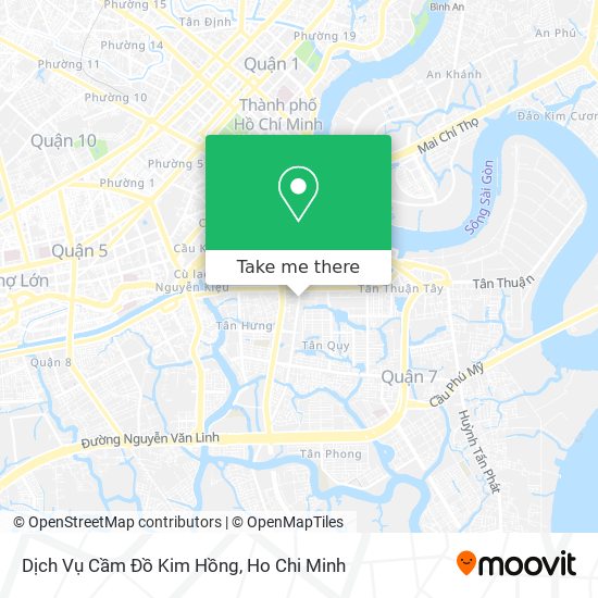 Dịch Vụ Cầm Đồ Kim Hồng map