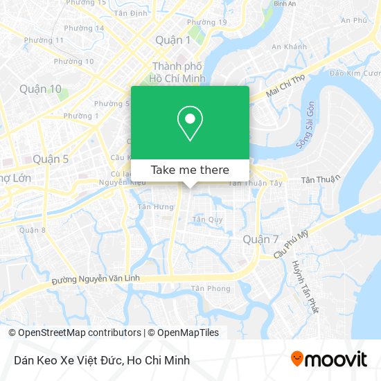 Dán Keo Xe Việt Đức map